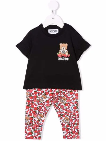 Moschino Kids спортивный костюм Teddy Bear