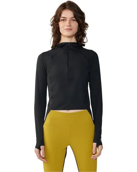Толстовка Mountain Hardwear Crater Lake Crop Zip, черный