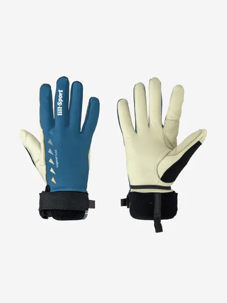 Лыжные гоночные перчатки Lillsport, модель Legend Guld Petrol, Синий