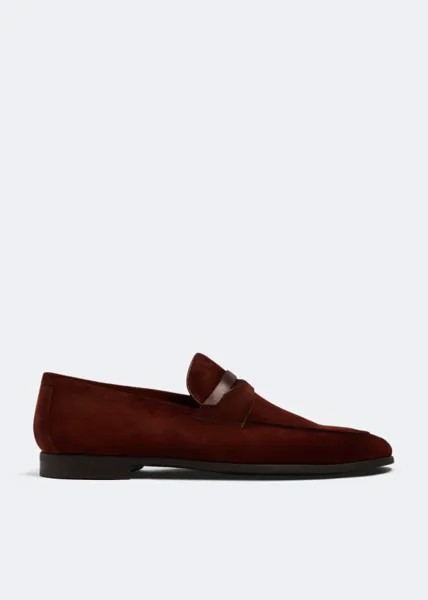 Лоферы Magnanni Suede, коричневый