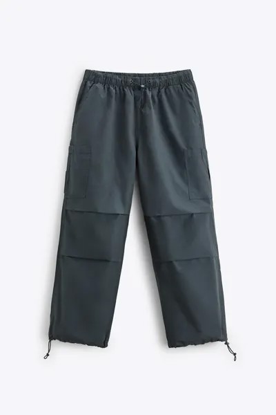 Спортивные брюки мужские ZARA 00108405 голубые XL (доставка из-за рубежа)