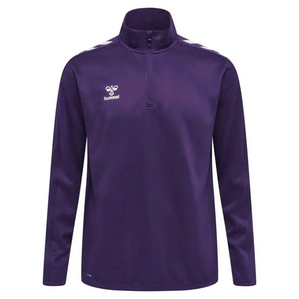 Толстовка Hummel Core XK Poly Half Zip, синий