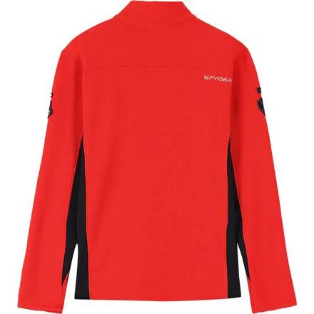 Флисовая куртка Bandit Wengen с молнией 1/2 – мужская Spyder, цвет Volcano