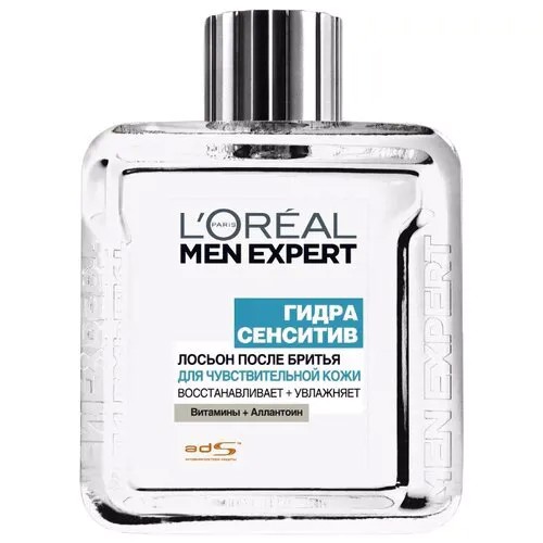 Лосьон после бритья Гидра Сенситив для чувствительной кожи L'Oreal Paris, 100 мл