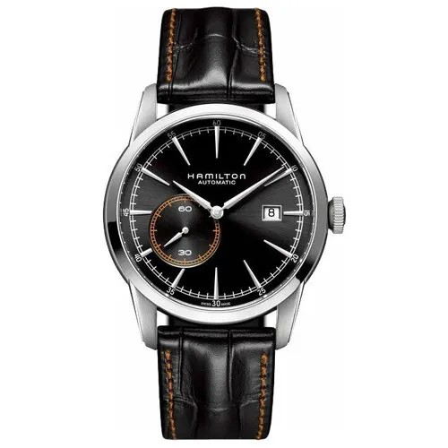 Наручные часы Hamilton H40515731, черный, серебряный