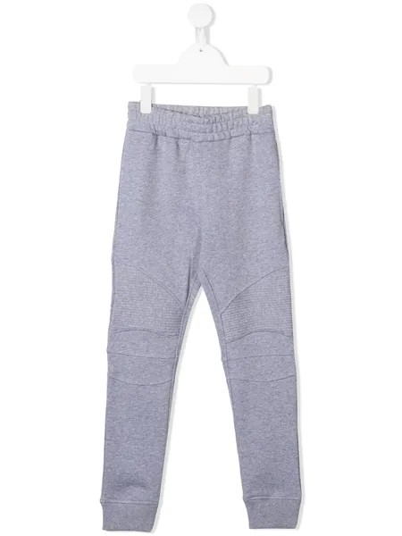 Balmain Kids спортивные брюки с прошитыми вставками