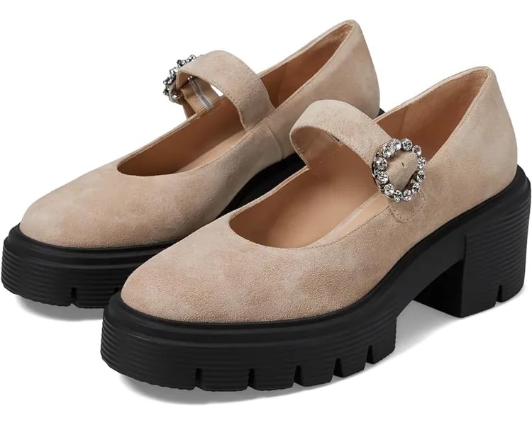 Туфли Stuart Weitzman Nolita Gem Mary Jane, цвет Sabbia