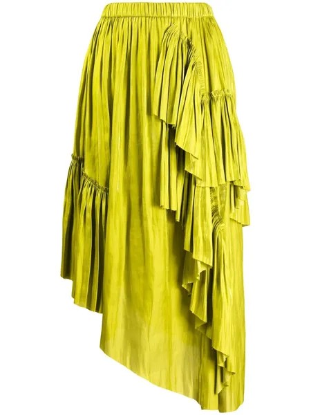 Marques'Almeida юбка асимметричного кроя с оборками