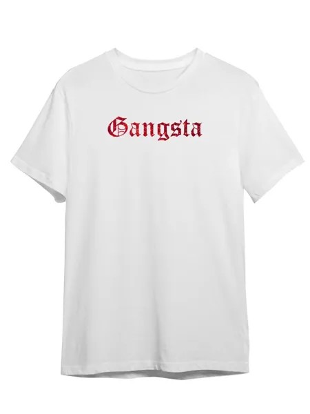 Футболка унисекс Каждому Своё Gangsta/OG/Гангстер STGO16GR белая 4XL