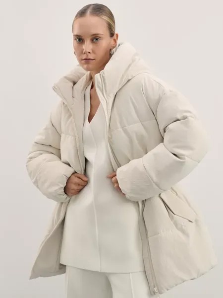 Куртка стеганая с капюшоном