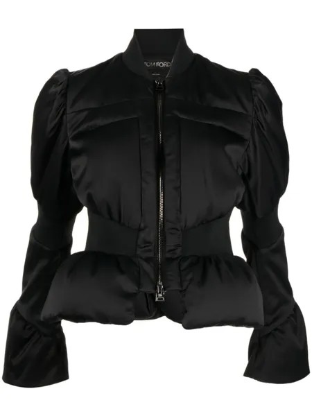 TOM FORD пуховик с баской, черный