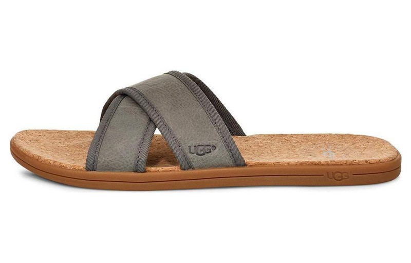 Шлепанцы мужские серые Ugg
