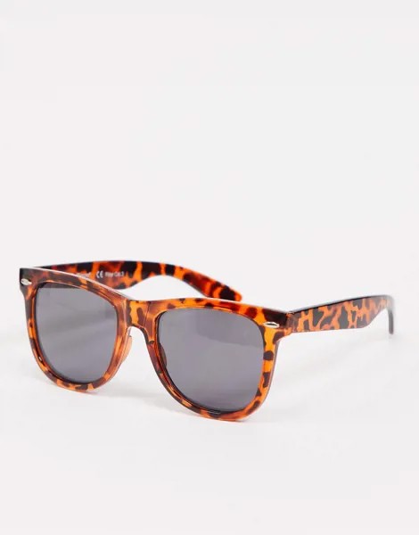 Солнцезащитные очки в черепаховой оправе AJ Morgan Maintain-Коричневый