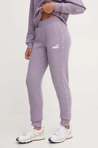 Спортивные брюки Ess Tape Puma, фиолетовый