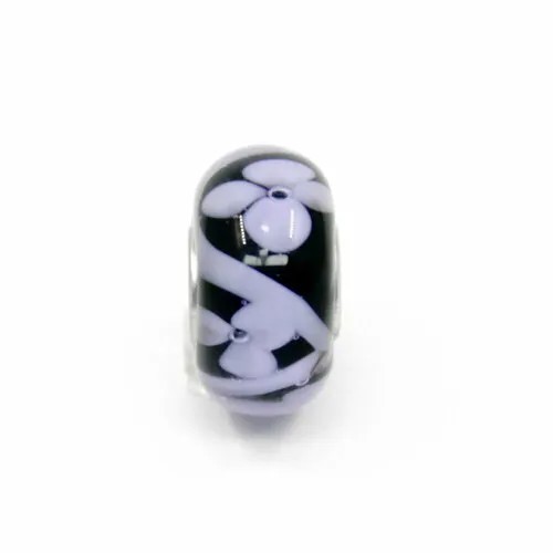 Handinsilver ( Посеребриручку ) Подвеска-шарм из муранского стекла Lampwork фиолетовый (1шт)