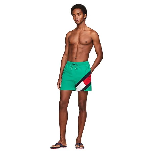 Шлепанцы Tommy Hilfiger Comfort Beach, зеленый