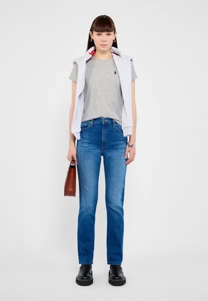 Джинсы Skinny fit Mother, темно-синий High Waisted Rider Skimp