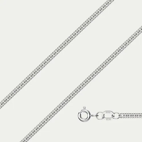 Цепь GOLD CENTER, белое золото, 585 проба, длина 40 см, средний вес 1.1 г
