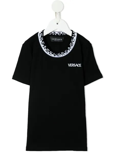 Versace Kids футболка с логотипом