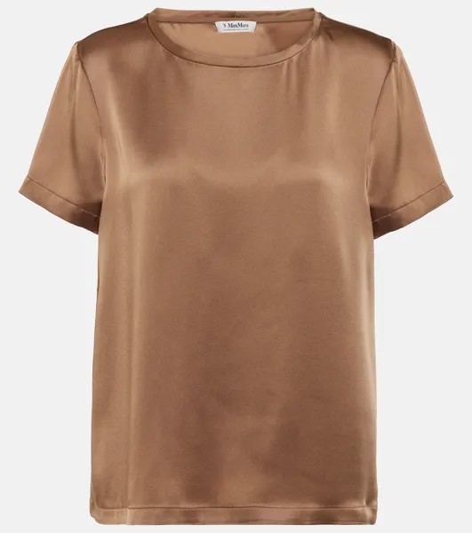 Ребекка топ 'S Max Mara, коричневый