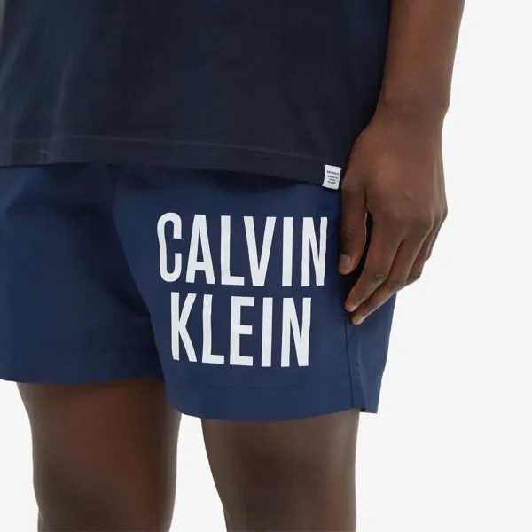 Calvin Klein Шорты для плавания с большим логотипом, синий