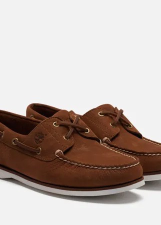 Топсайдеры мужские Timberland 2-Eye Classic Leather коричневые 46 EU
