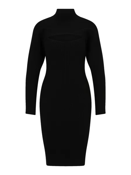Вязанное платье Banana Republic SERENE, черный