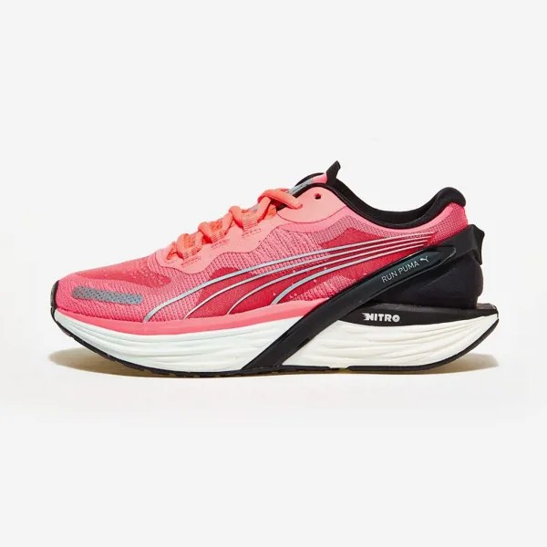 Женские кроссовки Puma Run XX Nitro (Sunset Glow-Puma Black-Metallic Silver)