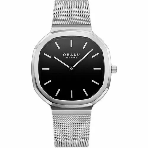 Наручные часы OBAKU V253LXCBMC, черный, серебряный