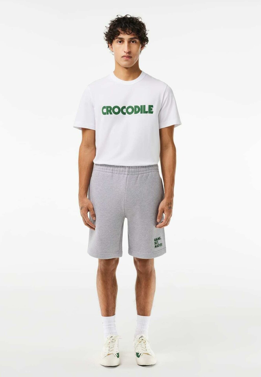 Спортивные штаны Lacoste, пестрый серый