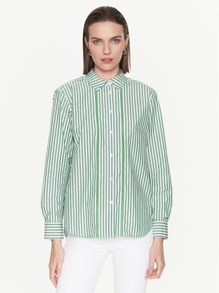Рубашка свободного кроя Tommy Hilfiger, зеленый