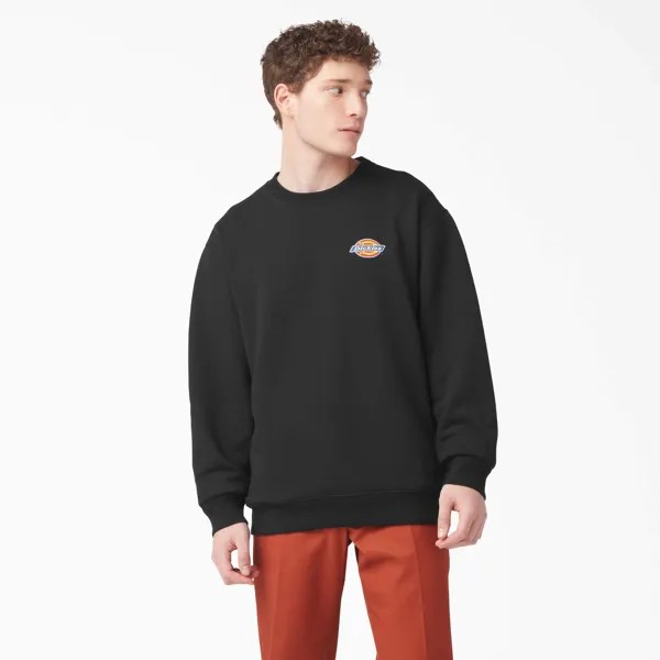 Толстовка Dickies из флиса с вышитым логотипом на груди, цвет Black (Kbk)