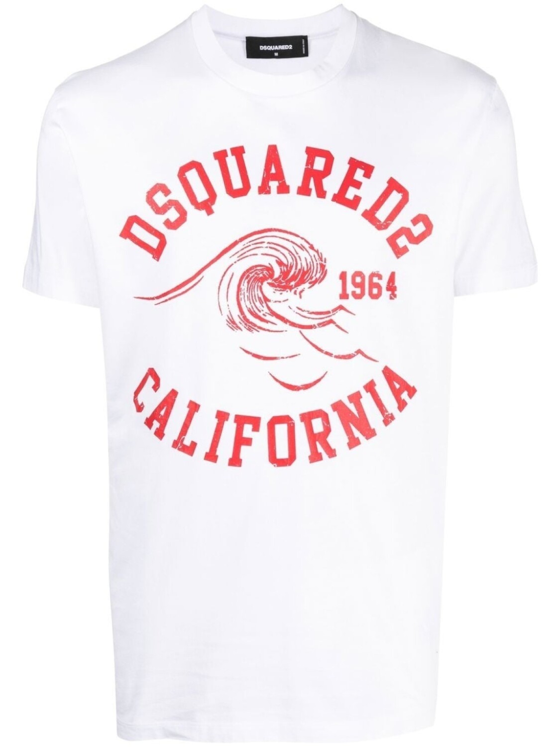 Dsquared2 футболка с графичным принтом, белый
