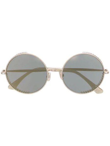 Jimmy Choo Eyewear солнцезащитные очки Goldys в круглой оправе