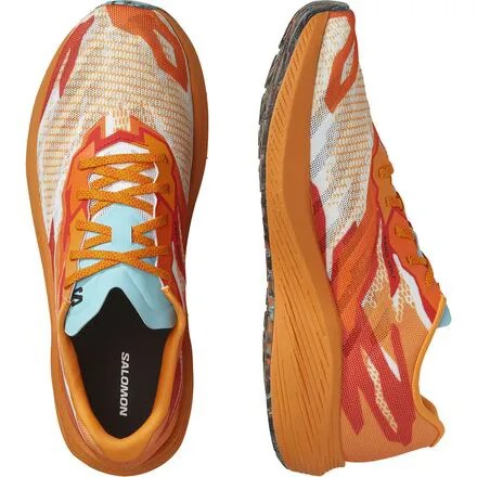 Беговые кроссовки Aero Volt мужские Salomon, цвет Turmeric Fiery Red Blue Radiance