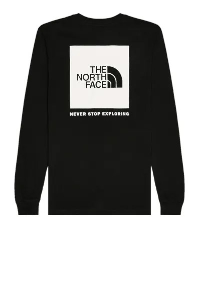 Футболка The North Face Long Sleeve Box NSE, цвет TNF Black
