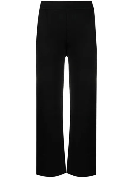 'S Max Mara спортивные брюки прямого кроя, черный