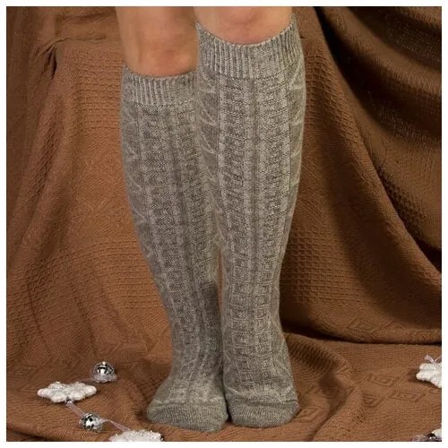 Носки Стильная шерсть, размер 25, серый