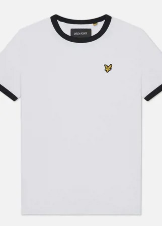 Женская футболка Lyle & Scott Ringer, цвет белый, размер L