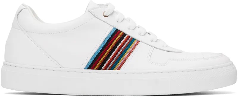 Белые кожаные кроссовки Fermi Paul Smith