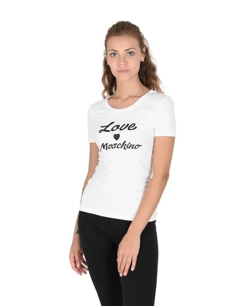 Женская футболка Love Moschino, белый