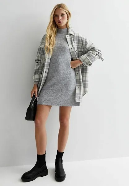 Трикотажное платье Petite New Look Petite, цвет pale grey