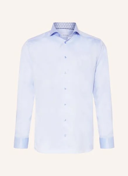 Рубашка узкого кроя Eton, синий