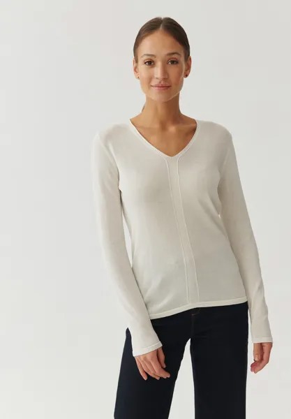 Вязаный свитер TESSO TATUUM, цвет off white