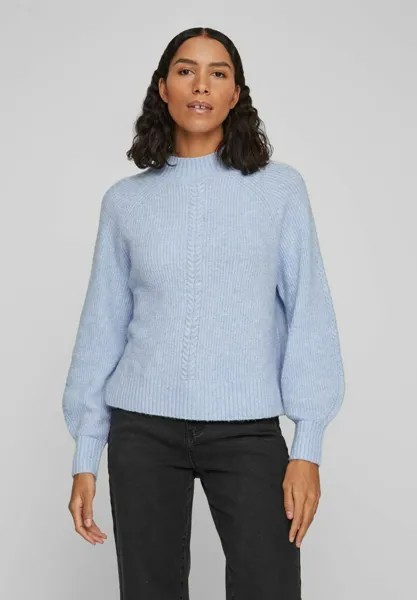 Свитшот VILA VIOALY HIGH-NECK, цвет kentucky blue