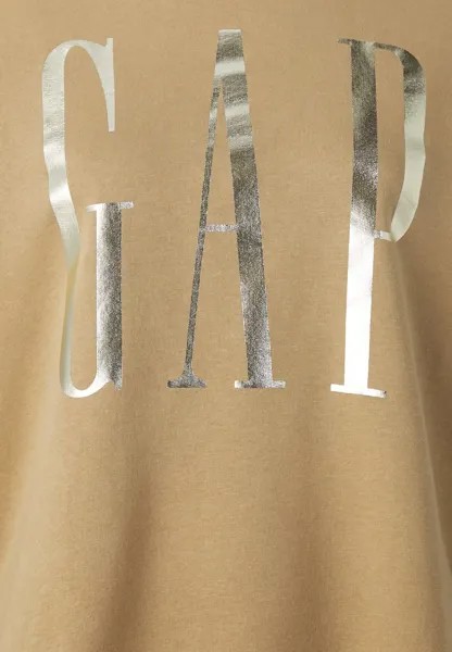 Толстовка LOGO CREW GAP, бежево-пестрый