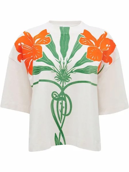 JW Anderson CROPPED SHORT SLEEVE T-SHIRT