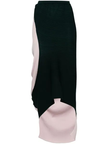 ЮБКА МИДИ ISSEY AERATE РОЗОВАЯ ЗЕЛЕНАЯ Issey Miyake, зеленая