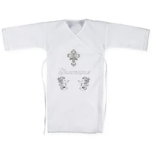 Крестильная рубашка  Тутси, размер 80, белый