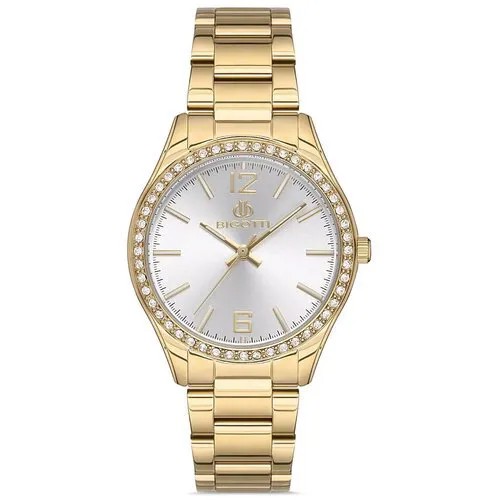 Наручные часы Bigotti Milano женские Roma Наручные часы Bigotti BG.1.10268-5 классические женские кварцевые, водонепроницаемые, серебряный